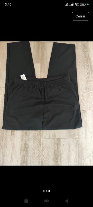 Pantalón de vestir negro Sfera