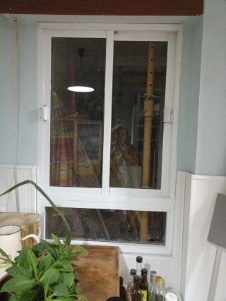 Ventana de Aluminio Blanca