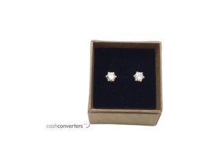 pendientes oro 18k con piedra