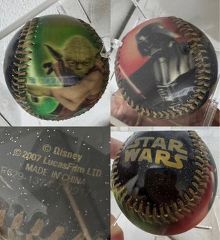 SET DE 6 PELOTAS BÉISBOL DE CINE EXCLUSIVAS EE.UU🇺🇸