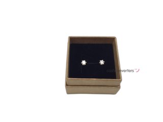 pendientes oro 18k con piedra