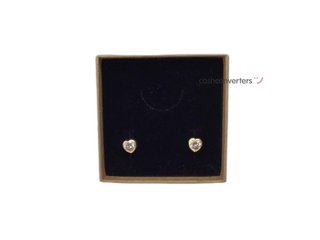 pendientes oro 18k con piedra