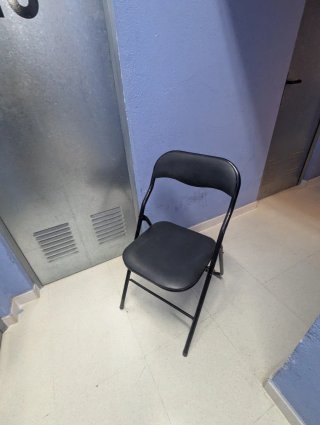 Silla Plegable Negra