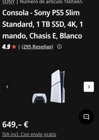 PlayStation 5 Slim Blanca