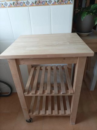 Carrito de Cocina de Madera