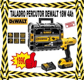 TALADRO PERCUTOR DEWALT 776 4 ah