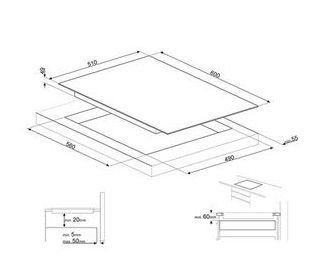 PLACA DE INDUCCION SMEG