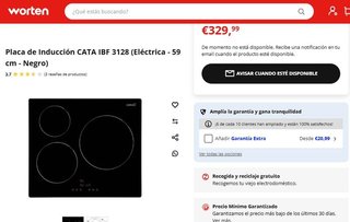 PLACA DE INDUCCIÓN CATA