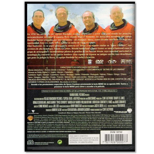 SPACE COWBOYS (Aventuras, Drama, Clint Eastwood)