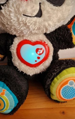 Lote peluches Interactivos: Unicornio y Oso panda