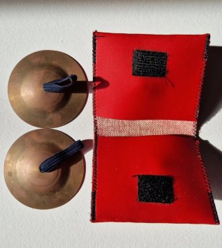 Crótalos o platillos de dedo Ramon Latine y funda