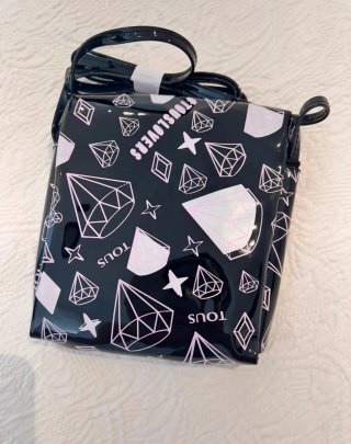 Bolso Tous Negro y Rosa Nuevo