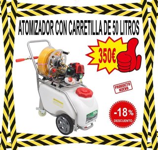 ATOMIZADOR CON CARRETILLA 50L
