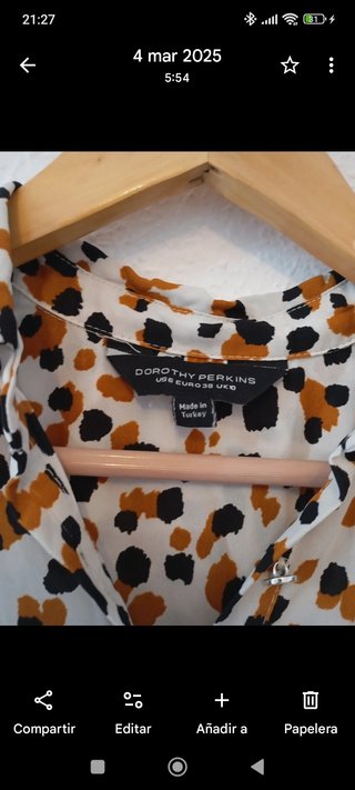 Blusa Dorothy Perkins Estampada