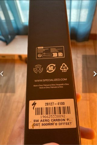 Espigão de Selim Specialized S-Works sl9 0 ofsett