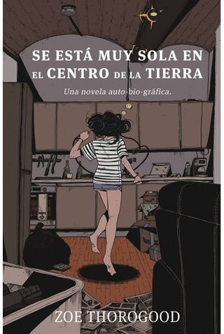Se está muy sola en el centro de la Tierra
