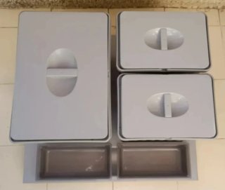Set de Cubos de Reciclaje para Cajón