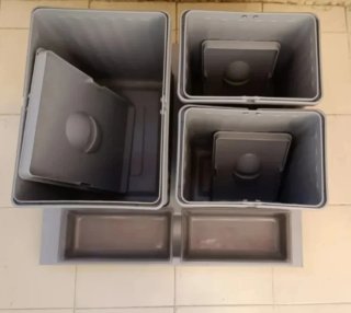 Set de Cubos de Reciclaje para Cajón