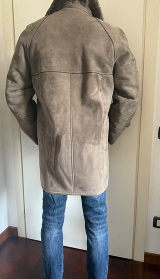 Giaccone Montone Vintage Brooklin Uomo L