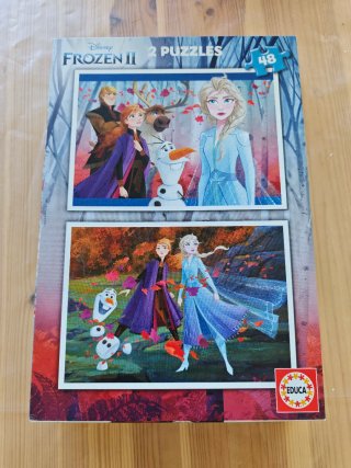 Puzzle Doble Frozen II Educa