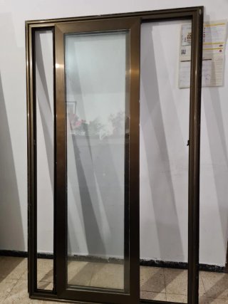 Puerta corredera de aluminio 119x203 cm