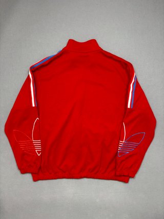 Chaqueta Adidas Originals Roja Trefoil Talla XXL