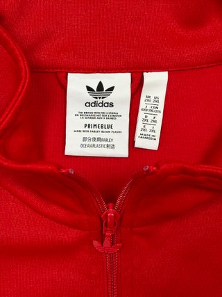 Chaqueta Adidas Originals Roja Trefoil Talla XXL