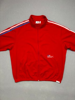 Chaqueta Adidas Originals Roja Trefoil Talla XXL