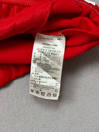 Chaqueta Adidas Originals Roja Trefoil Talla XXL