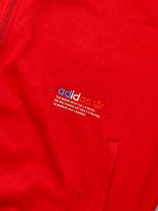Chaqueta Adidas Originals Roja Trefoil Talla XXL