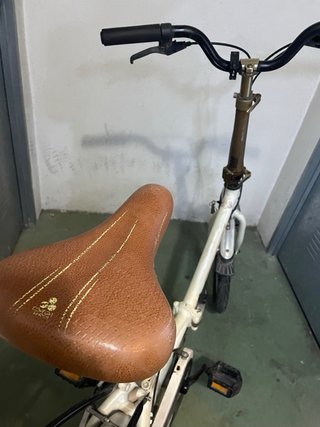 Bicicleta Plegable Megamo Blanca