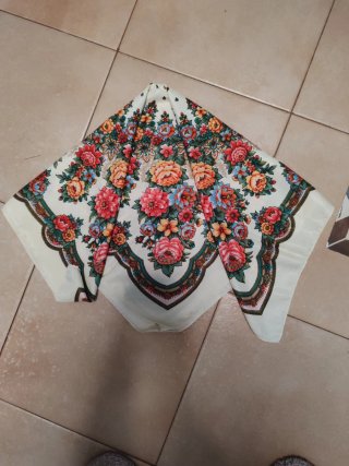 Pañoleta baturra niña flores