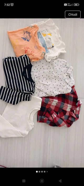 Lotto abbigliamento bimbo