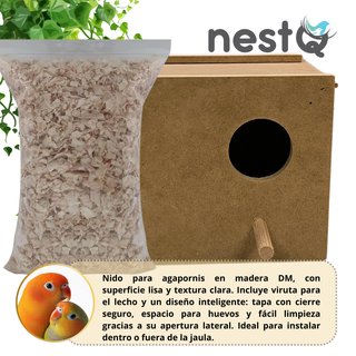 Nido para Agapornis - Nuevo