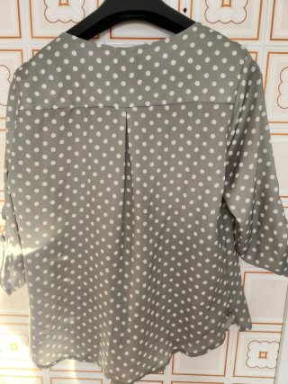 Camisa Estampada de Lunares