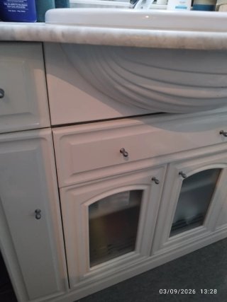 Mueble de Baño con Lavabo y Espejo