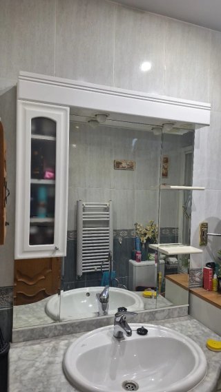 Mueble de Baño con Lavabo y Espejo