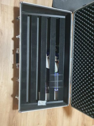 Pedalera para efectos de guitarra