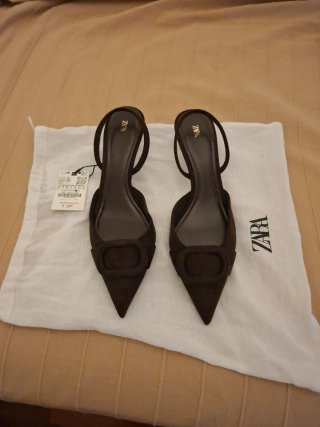 Zapatos Zara Marrones Nuevos Sin estrenar