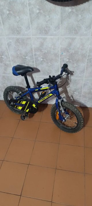 Bicicleta infantil azul ATRACTOR