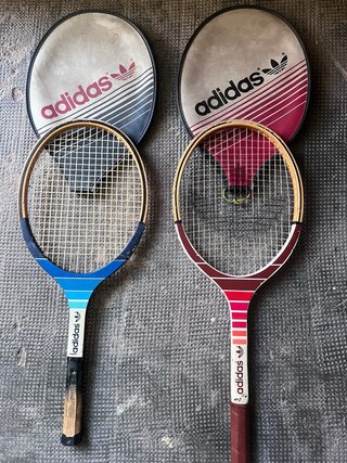2 Raquetas de Tenis Adidas Madera