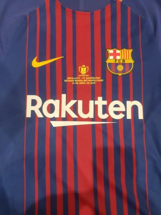 Camiseta Match Issued Final Copa 2018 Iniesta