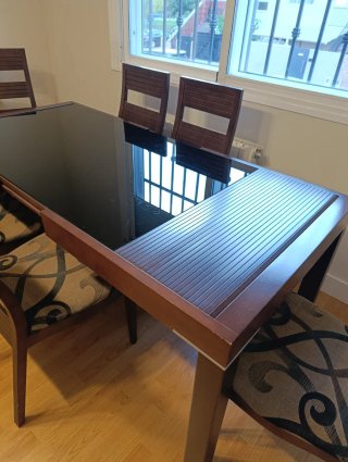 Mesa de Salón con 6 Sillas
