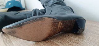 Botas altas Mustang grises