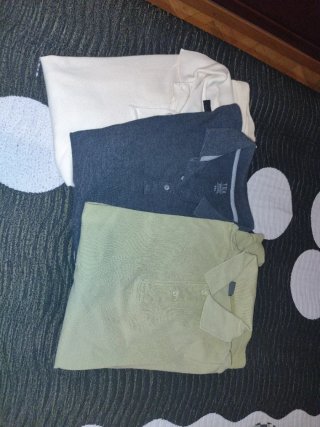 Pack 3 polos manga corta hombre