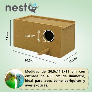 2 Nidos Periquitos 20cm - Nuevos