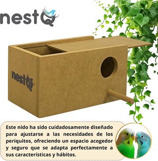 2 Nidos Periquitos 20cm - Nuevos
