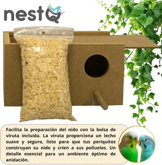 2 Nidos Periquitos 20cm - Nuevos