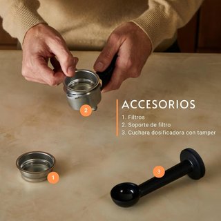 KRUPS Authentic, Cafetera Espresso Manual, Depósit
