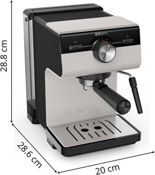KRUPS Authentic, Cafetera Espresso Manual, Depósit